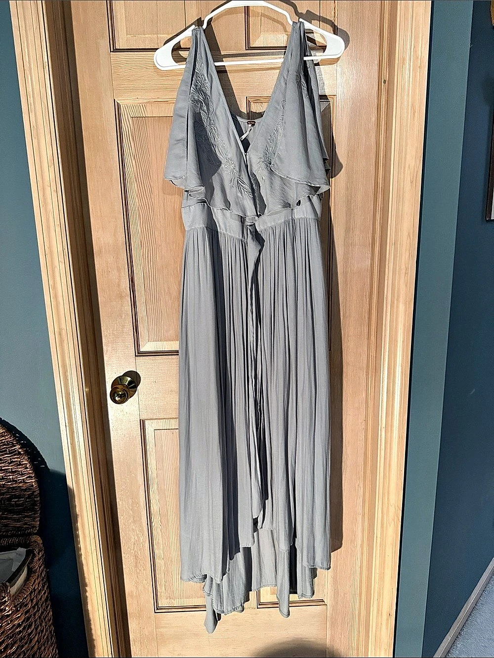 Free People Gray Maxi Dress